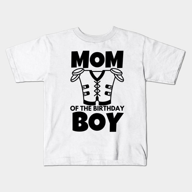 Mom of the birthday boy Kids T-Shirt by mksjr